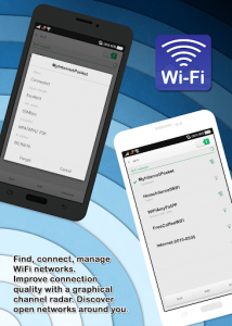 اسکرین شات برنامه Free wifi analyzer manager 2