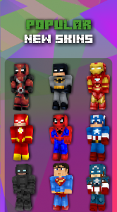 اسکرین شات برنامه Superhero Skins 8