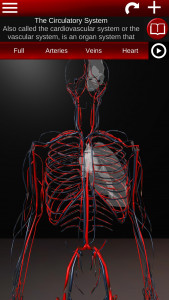 اسکرین شات برنامه Circulatory System 3D Anatomy 1