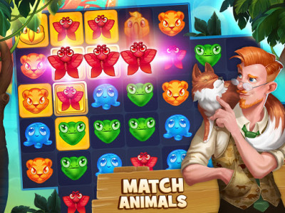 اسکرین شات بازی Animal Drop – Free Match 3 Puzzle Game 6