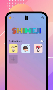 اسکرین شات برنامه BTS Shimeji - Funny BTS stickers moving on screen 1