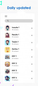 اسکرین شات برنامه KNY Anime Sticker for Kimetsu  2