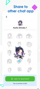 اسکرین شات برنامه KNY Anime Sticker for Kimetsu  3