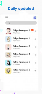 اسکرین شات برنامه Tokyo Revengers Stickers 2