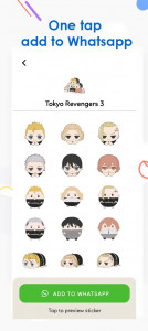 اسکرین شات برنامه Tokyo Revengers Stickers 4