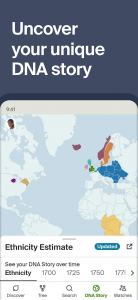 اسکرین شات برنامه Ancestry: Family History & DNA 2