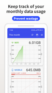 اسکرین شات برنامه Data Usage Monitor 1
