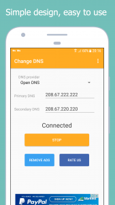 اسکرین شات برنامه Change DNS (No Root 3G/Wifi) 4