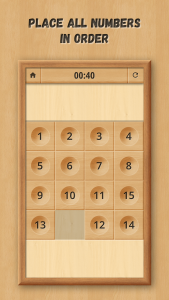 اسکرین شات بازی Sliding Puzzle: Wooden Classic 2