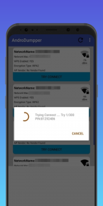 اسکرین شات 3 برنامه AndroDumpper - Wps Connect