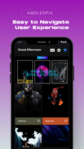 اسکرین شات 1 برنامه Amoledpix - 4K HD Wallpapers