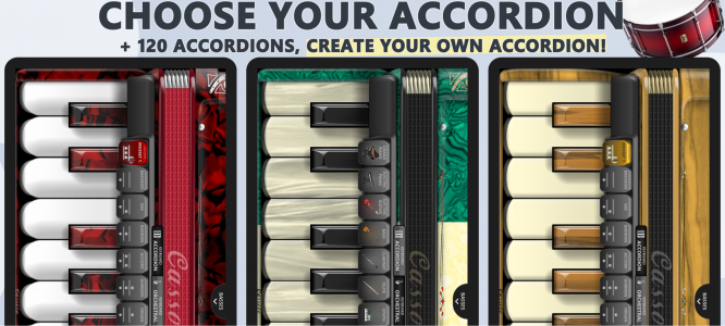 اسکرین شات 2 برنامه Accordion Piano Cassoto Game