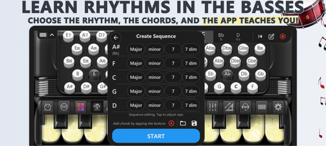 اسکرین شات 4 برنامه Accordion Piano Cassoto Game