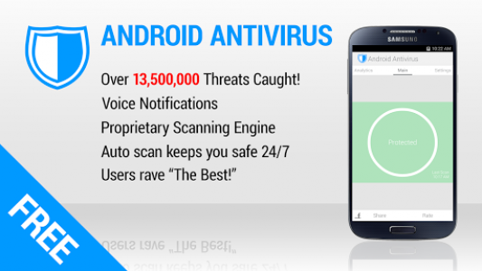 اسکرین شات برنامه Antivirus for Android 1