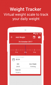 اسکرین شات برنامه Body Mass Index - Weight loss, Calorie Counter 6