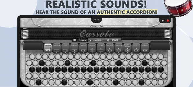 اسکرین شات 1 بازی Accordion Chromatic Cassoto