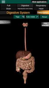 اسکرین شات برنامه Internal Organs in 3D Anatomy 4
