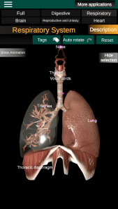 اسکرین شات برنامه Internal Organs in 3D Anatomy 2