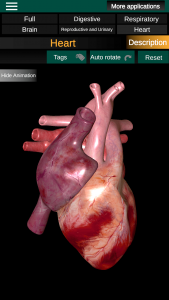 اسکرین شات برنامه Internal Organs in 3D Anatomy 3