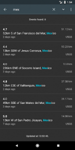 اسکرین شات برنامه EarthQuake - Map & Alerts 8