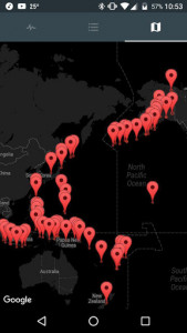 اسکرین شات برنامه EarthQuake - Map & Alerts 7