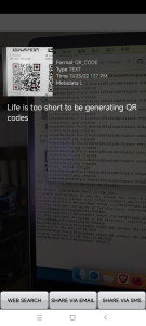 اسکرین شات برنامه Barcode Scanner 1