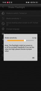 اسکرین شات برنامه Shake Flashlight 4