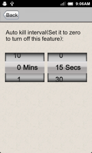 اسکرین شات برنامه Task Killer 3