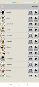 اسکرین شات 2 برنامه Voice Changer