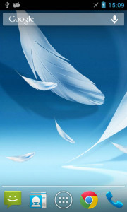 اسکرین شات برنامه Feather 2 Live Wallpaper 1