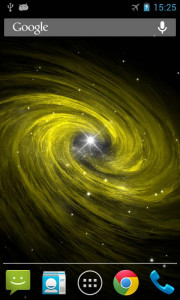 اسکرین شات برنامه Galaxy Live Wallpaper 4