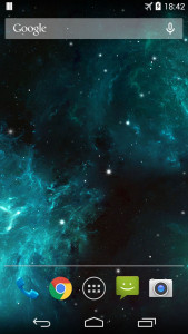 اسکرین شات برنامه Galaxy Nebula Live Wallpaper 1