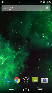 اسکرین شات برنامه Galaxy Nebula Live Wallpaper 3