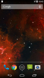 اسکرین شات برنامه Galaxy Nebula Live Wallpaper 2