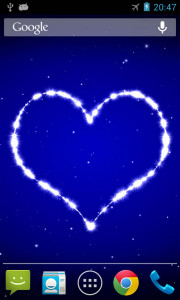 اسکرین شات برنامه Heart 3D Live Wallpaper 5