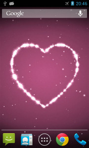اسکرین شات برنامه Heart 3D Live Wallpaper 2