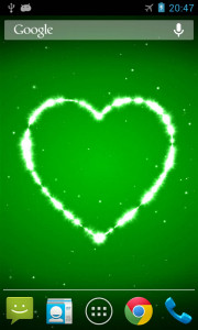 اسکرین شات برنامه Heart 3D Live Wallpaper 4