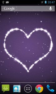 اسکرین شات برنامه Heart 3D Live Wallpaper 3