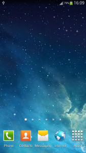 اسکرین شات برنامه Galaxy Parallax Live Wallpaper 1