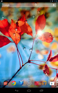 اسکرین شات برنامه Rains Live Wallpaper 3
