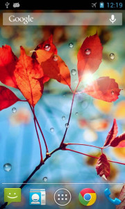 اسکرین شات برنامه Rains Live Wallpaper 1
