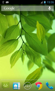 اسکرین شات 2 برنامه Leaf Live Wallpaper