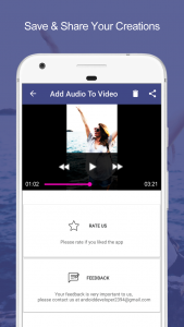 اسکرین شات برنامه Add Audio to Video : Audio Video Mixer 6
