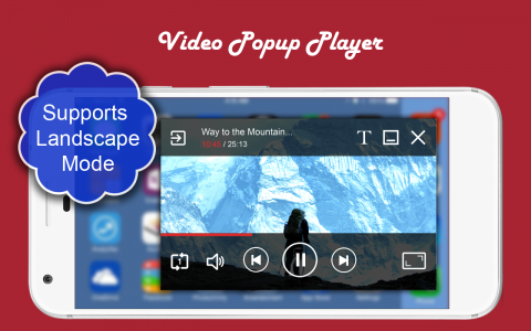 اسکرین شات برنامه Multiple Video Popup Player 3