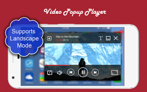 اسکرین شات برنامه Video Popup Player :Multiple Video Popups 3