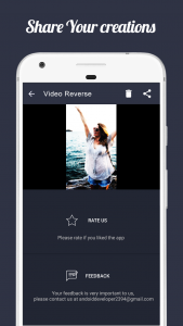 اسکرین شات برنامه Reverse Video Editor 4