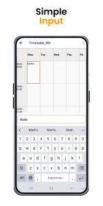 اسکرین شات 2 برنامه TimetableNotes