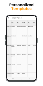 اسکرین شات 7 برنامه TimetableNotes