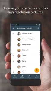 اسکرین شات برنامه Full Screen Caller ID 2