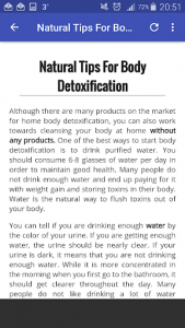 اسکرین شات برنامه Simple Ways to Detox Your Body 7